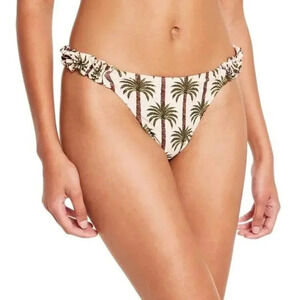 NWOT Agua Bendita x Target Palm Tree Tropical Cheeky Bikini Bottom